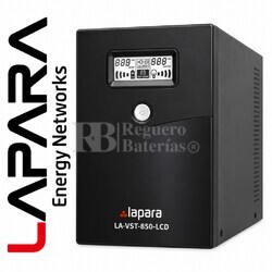 SAI  850VA 480W con AVR y LCD |  Lapara LA-VST-850-LCD